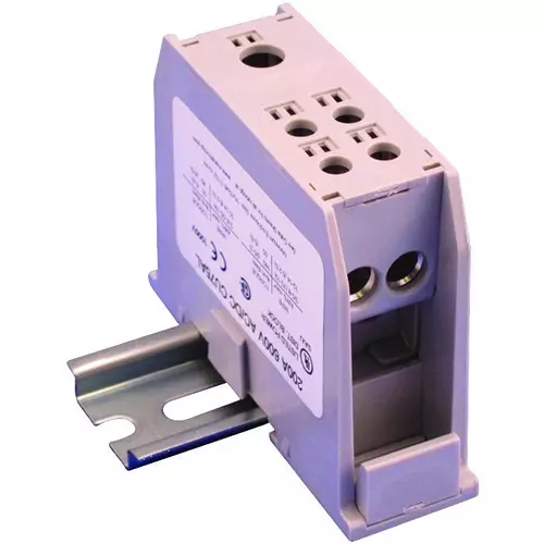 MARATHON SPECIAL PRODUCTS ENCLOSED POWER DISTRIBUTION BLOCK, 4 POSITION, 14-3/0AWG, EPBCD45
