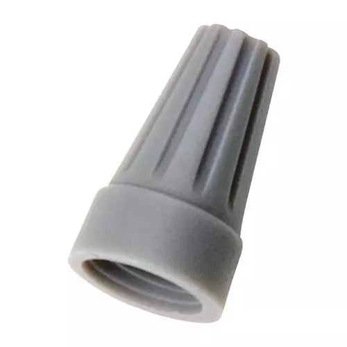 IDEAL TERMINAL, CONN, TWIST ON, GRAY, 22-14AWG, WT1-1 (Pack of 100)