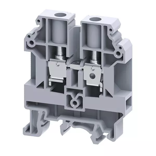 Connectwell High Voltage Terminal Block 10 mm² M4 Screw Size Polyamide Grey, CHV10U