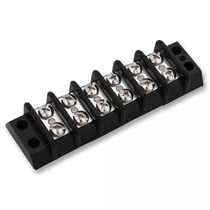 MARATHON SPECIAL PRODUCTS Terminal Block, Barrier, 2Pos, 12Awg, 603-GP-2