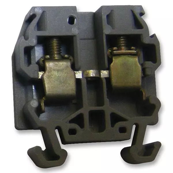 ENTRELEC - TE CONNECTIVITY Terminal Block, Din Rail, 2Pos, 4Awg, 011049117