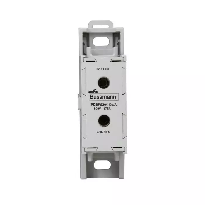EATON Distribution Block, 175A, 600 V AC/DC, Grey, PDBFS204 (Pack of 3)