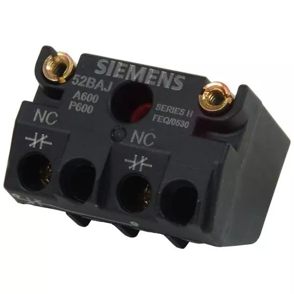 Siemens Contact Block Screw Termination, 52BAJ