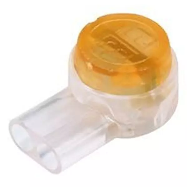 IDEAL Terminal, Butt Splice, Idc, Ylw, 86-955 (Pack of 100)