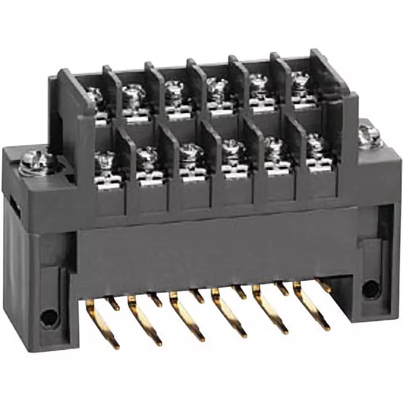 Sato Parts 2 Piece Terminal Block 12 Pole 1000 or More (DC500V) P.B.T.(UL94V-0), ML-100-AS-12P