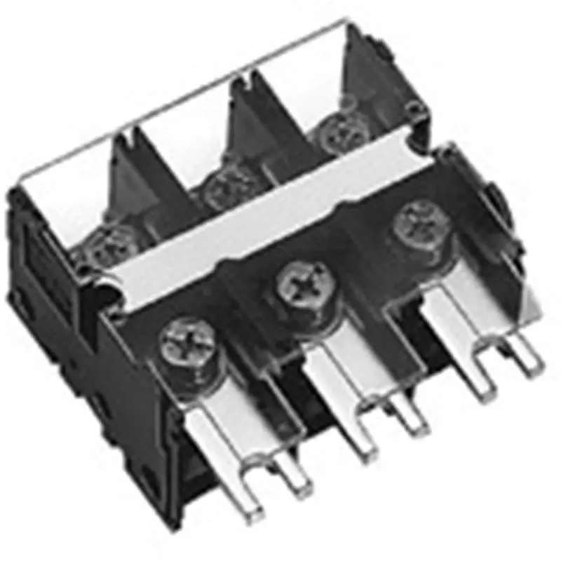 NITTO KOGYO Terminal Block Polycarbonate Resin 600 V Rated Insulation Voltage, TBF-062JK