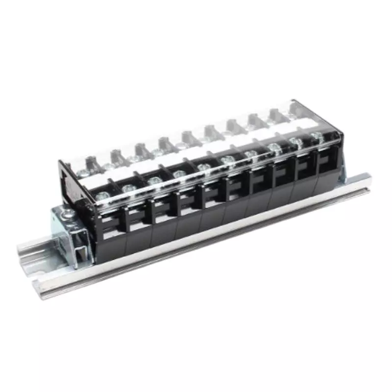 Toyo Giken Assembly Terminal Block Screw Up 1 Stage 14 mm Spacing C Type 20 mm Rail 46 Pole, ATL-30NS-46P