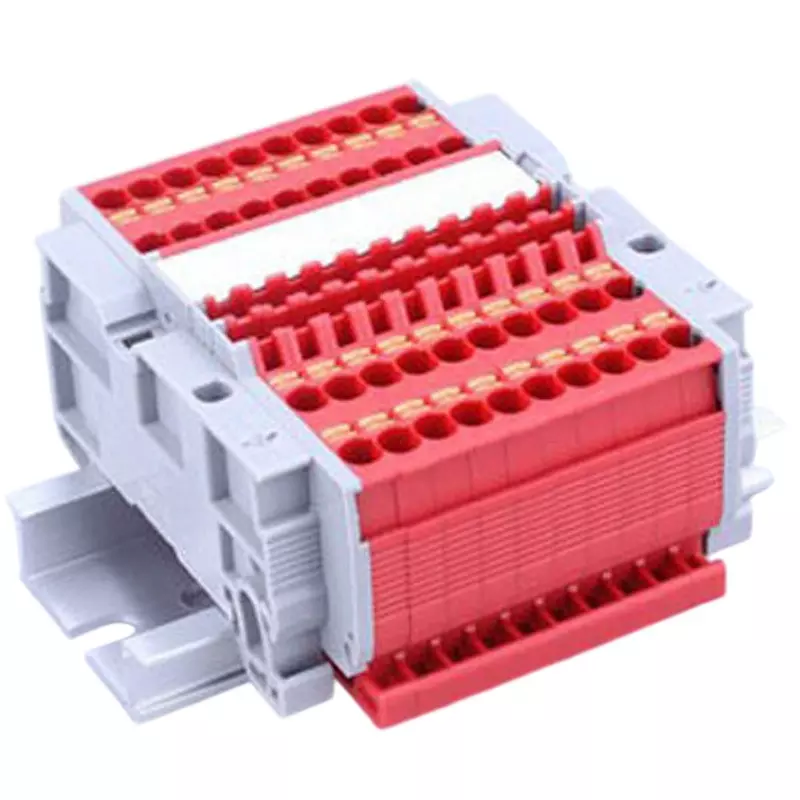 Toyo Giken Assembly Terminal Block 500 V Spring Lock 6, 9, 13, 17, 24 A 1 Stage 4.2 mm Spacing, VTXL-2/4R-30P