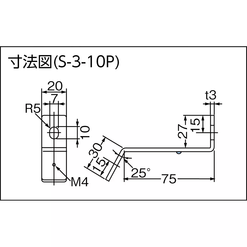 kameda-denki-terminal-block-mounting-bracket-correspondence-rohs-directive-s-3-10p-pack-of-10
