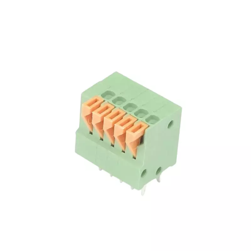 GB Terminal Block 5 Pole Green, GB-TBW-25LG-5P