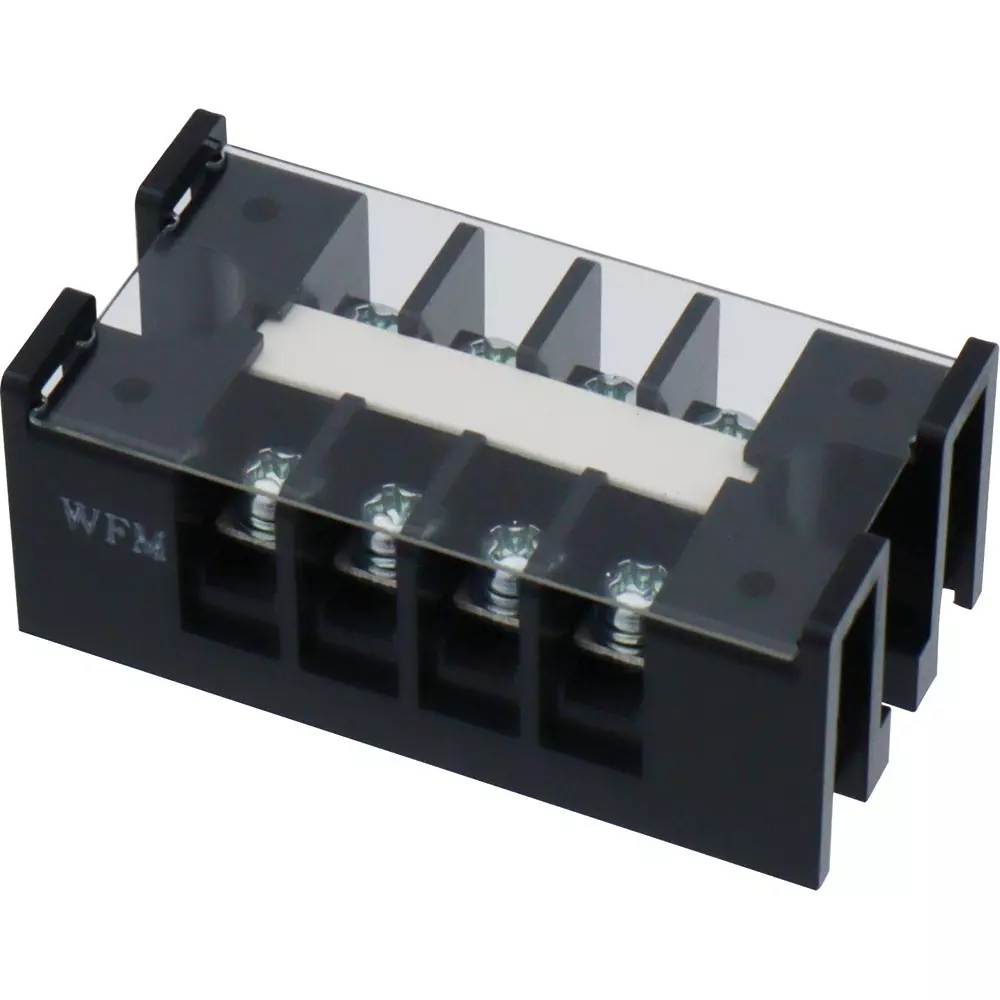 Kimura Electric Terminal Block 4 Pole for Up to 2 mm² Compatible Cable, TS-615 4P