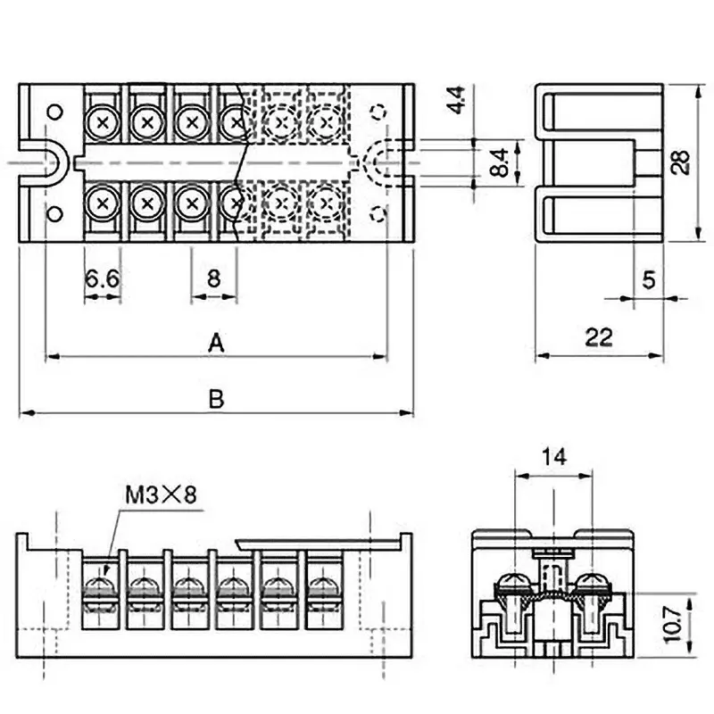 kimura-electric-terminal-block-12-pole-for-up-to-2-mm-compatible-cable-ts-615-12p