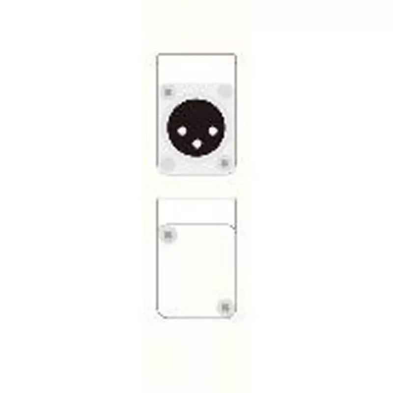 Canare Electric Terminal Board Plate XLR White, CSW-TP2D-3X2DS-W