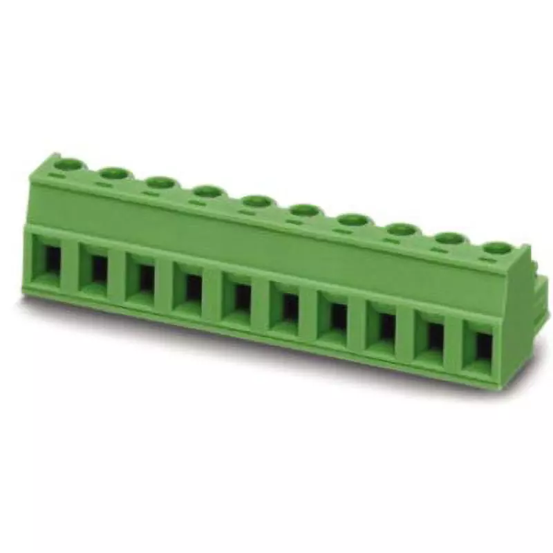 PHOENIX PCB Terminal Block 6 Pole 8 Amp Rated Current, 1900811 (Pack of 50)
