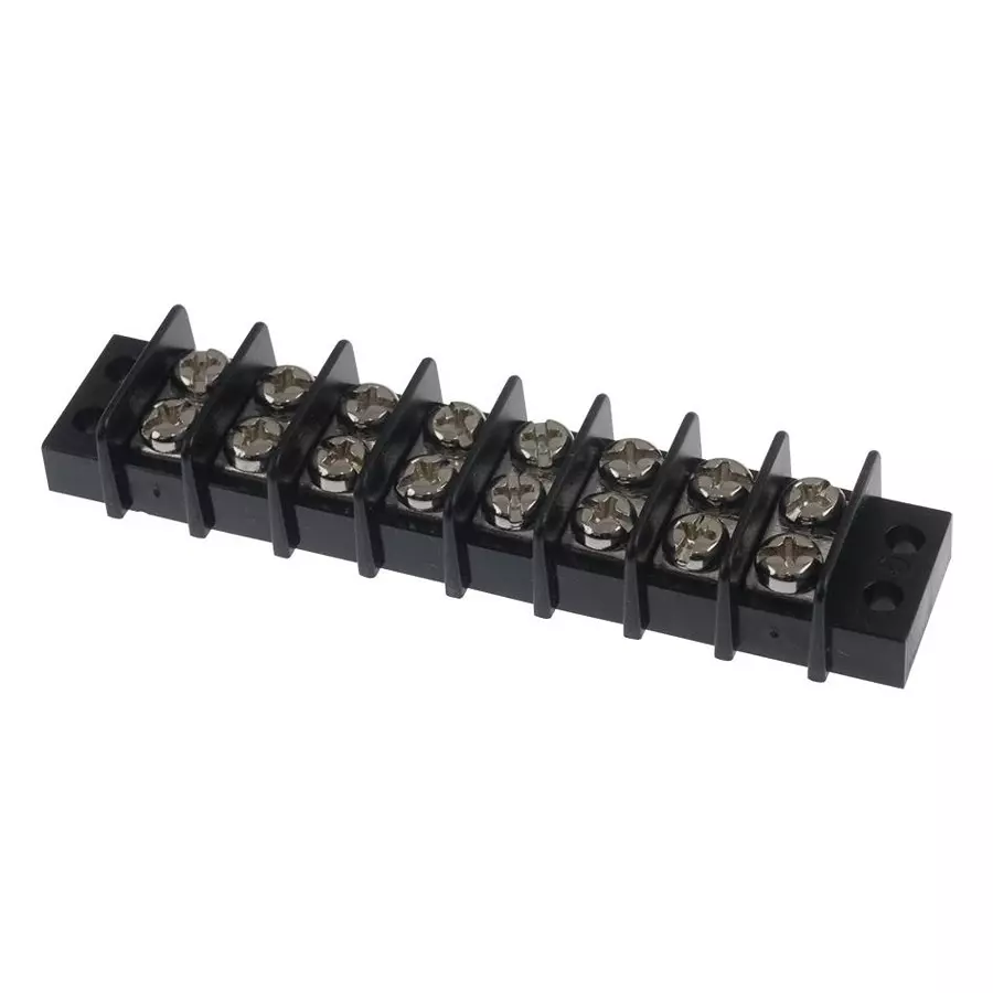 MULTICOMP PRO Barrier Panel Mount Terminal Blocks TERMINAL BLOCK, BARRIER, 8 POSITION, 22-12AWG, MC24304