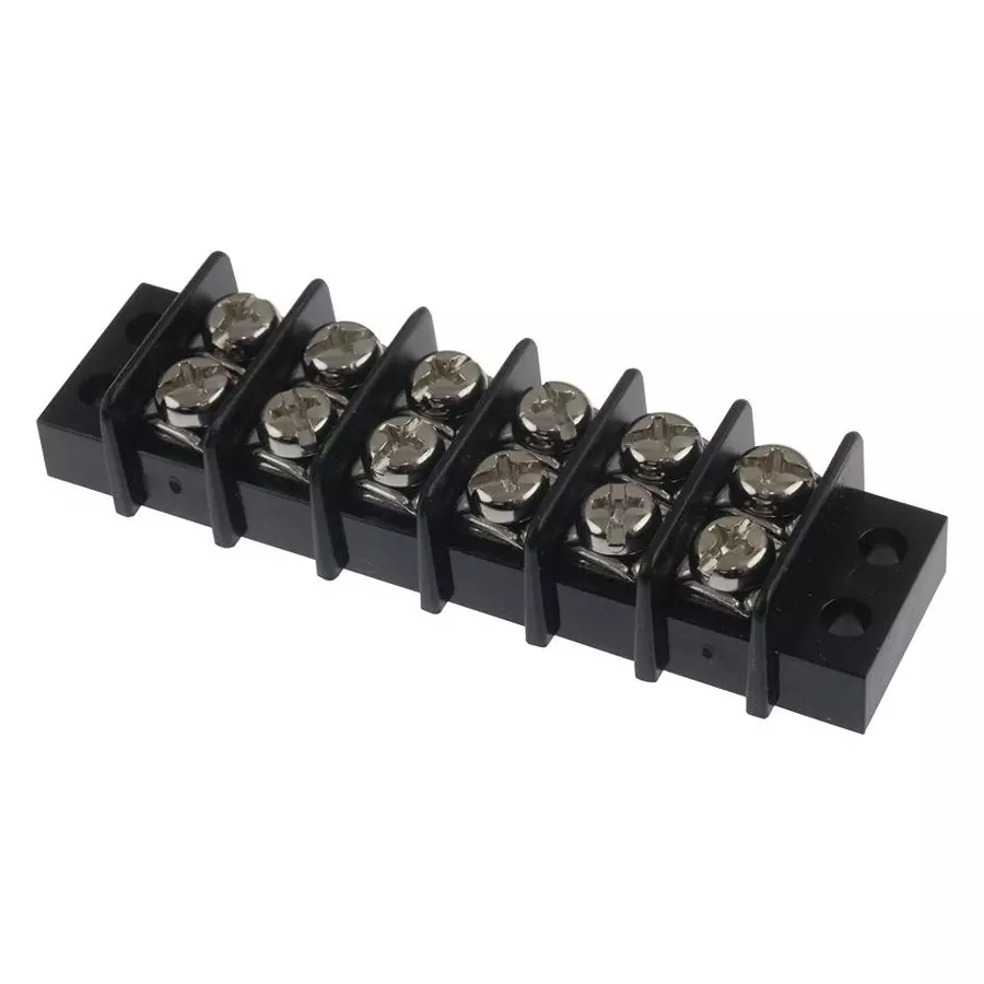MULTICOMP PRO Barrier Panel Mount Terminal Blocks TERMINAL BLOCK, BARRIER, 6 POSITION, 22-12AWG, MC24313