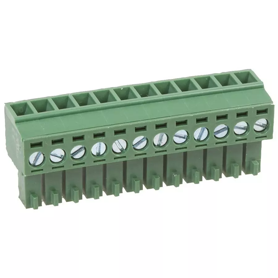 MULTICOMP PRO Pluggable Terminal Blocks TERMINAL BLOCK, PLUGGABLE, 12POS, 16AWG, MC000063