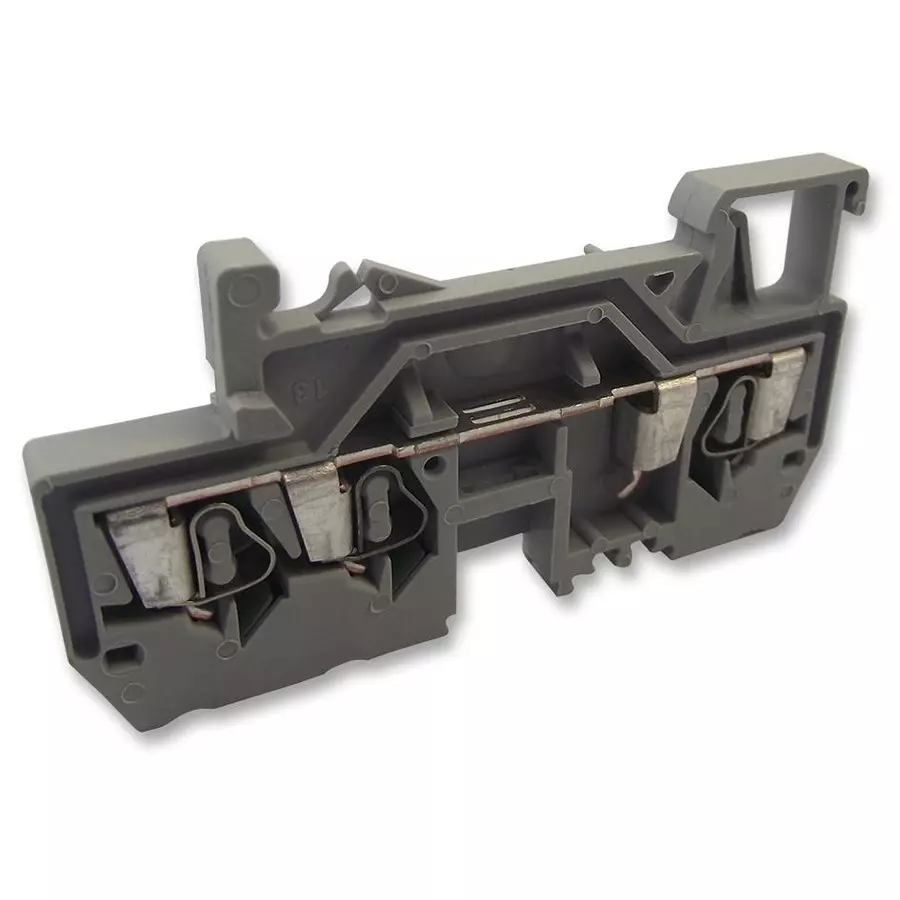 Wago TERMINAL BLOCK, DIN RAIL, 3POS, 12AWG, 280-681