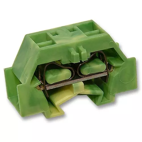 Wago TERMINAL BLOCK, DIN RAIL, 2POS, 14AWG, 261-337