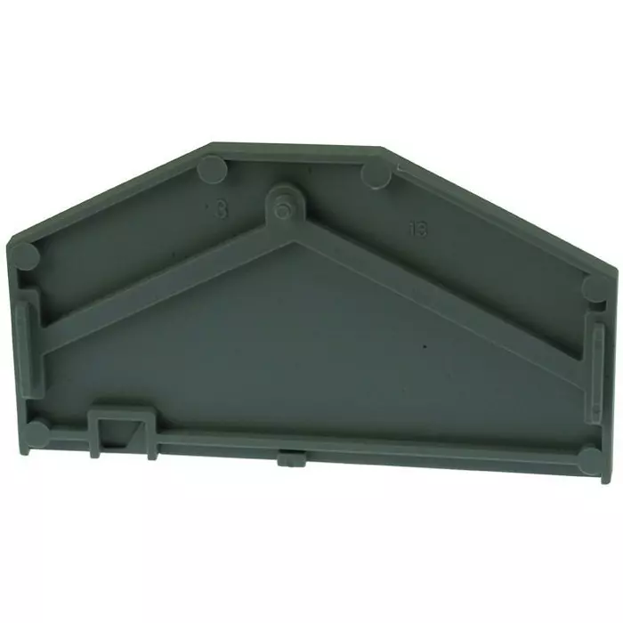 Wago END PLATE, RAIL MOUNTED TERMINAL BLOCK, 281-312