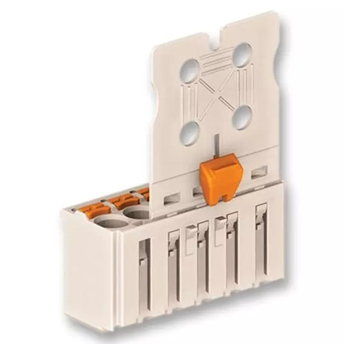 Wago TERMINAL BLOCK, WIRE TO BRD, 4POS, 12AWG, 2092-1104/002-000