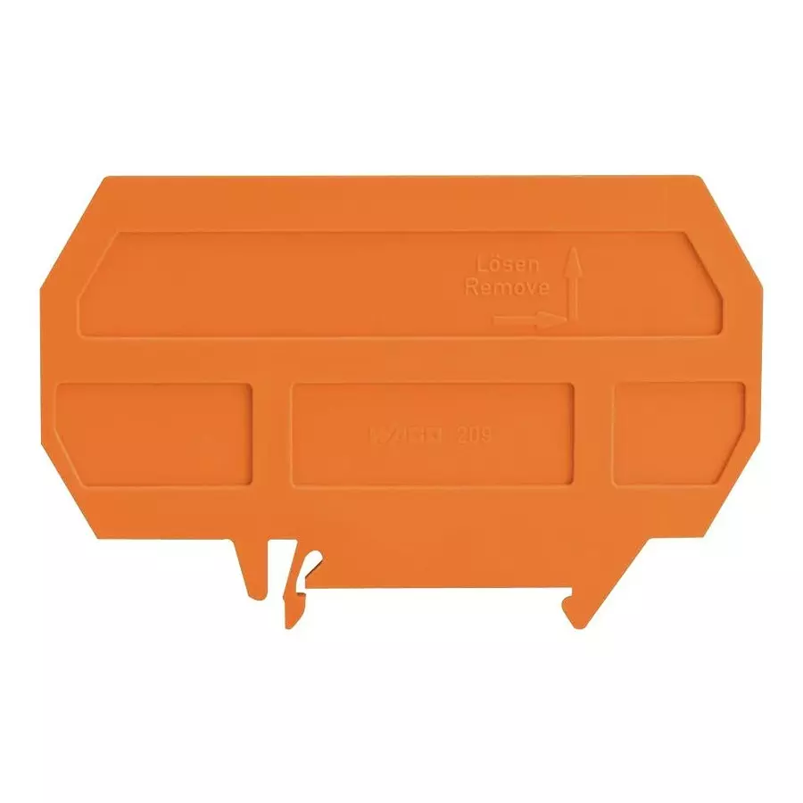Wago SEPARATOR, DIN RAIL TB, ORANGE, 209-190