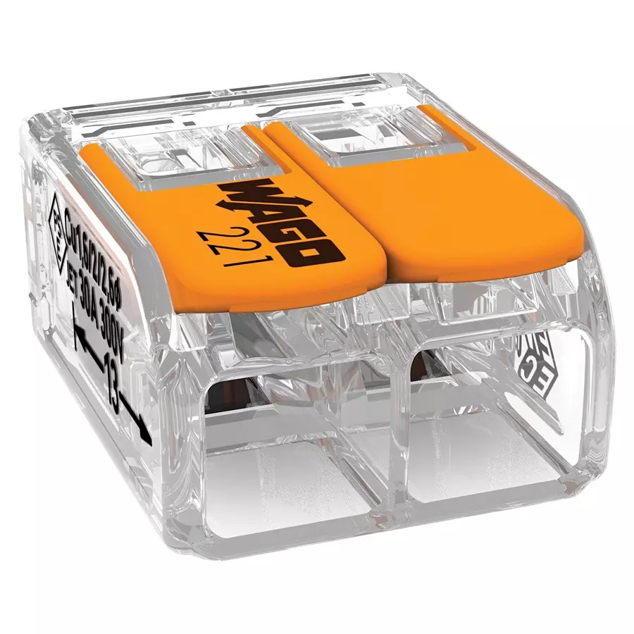 Wago TERMINAL BLOCK, PLUGGABLE, 2POS, 10AWG, 221-612 (Pack of 50 Pcs)