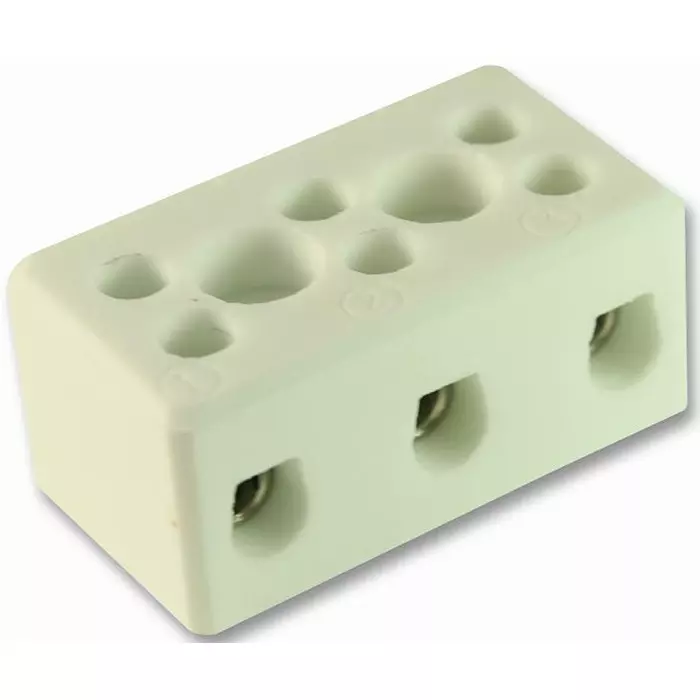 CAMDENBOSS High Temp Connection Block, 3Pos, 41A, CHTB6/3N