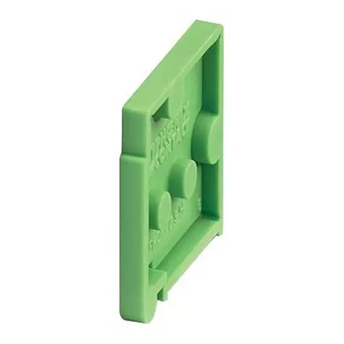 Phoenix Contact Terminal Block Accessories END COVER, PCB TB, 2.5MM, GREEN, 1700024