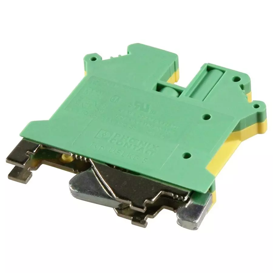 Phoenix Contact DIN Rail Terminal Blocks TERMINAL BLOCK, DIN RAIL, 2POS, 16AWG, 0441504