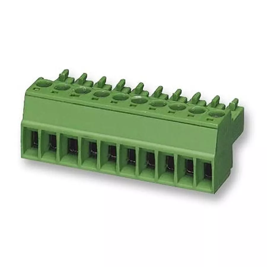 Phoenix Contact Pluggable Terminal Blocks TERMINAL BLOCK, PLUGGABLE, 3POS, 16AWG, 1803581