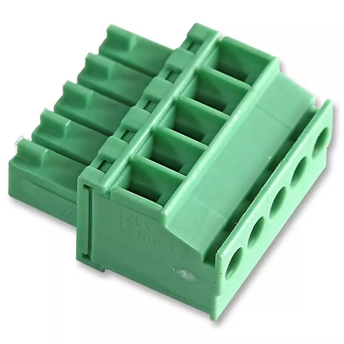 Phoenix Contact Pluggable Terminal Blocks TERMINAL BLOCK, PLUGGABLE, 5POS, 16AWG, 1863181