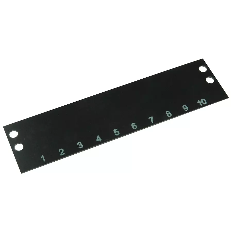 CINCH CONNECTIVITY SOLUTIONS TERMINAL BLOCK MARKER, 1 TO 10, 9.53MM, MS-10-140
