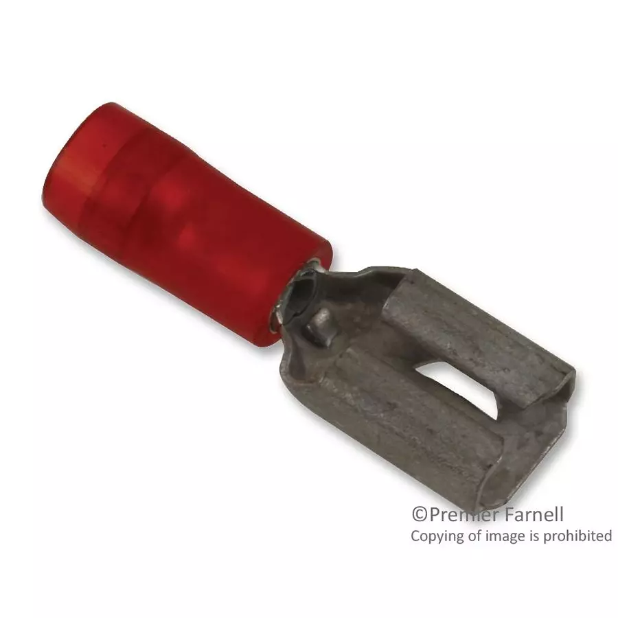ABB - THOMAS & BETTS TERMINAL, FEMALE DISCONNECT, 0.25IN, RED, RA18-250F (Pack of 100)