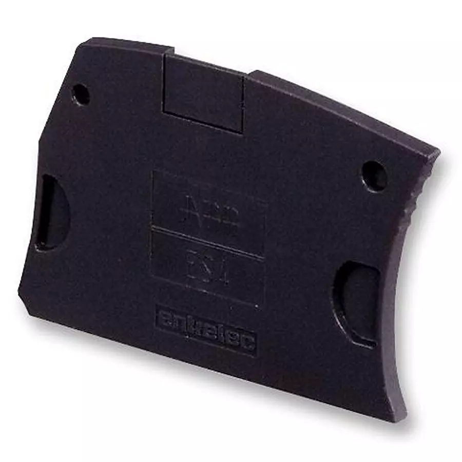 ENTRELEC - TE CONNECTIVITY TERMINAL BLOCK, SNK, END SECTION, 1SNK505910R0000 (Pack of 10)