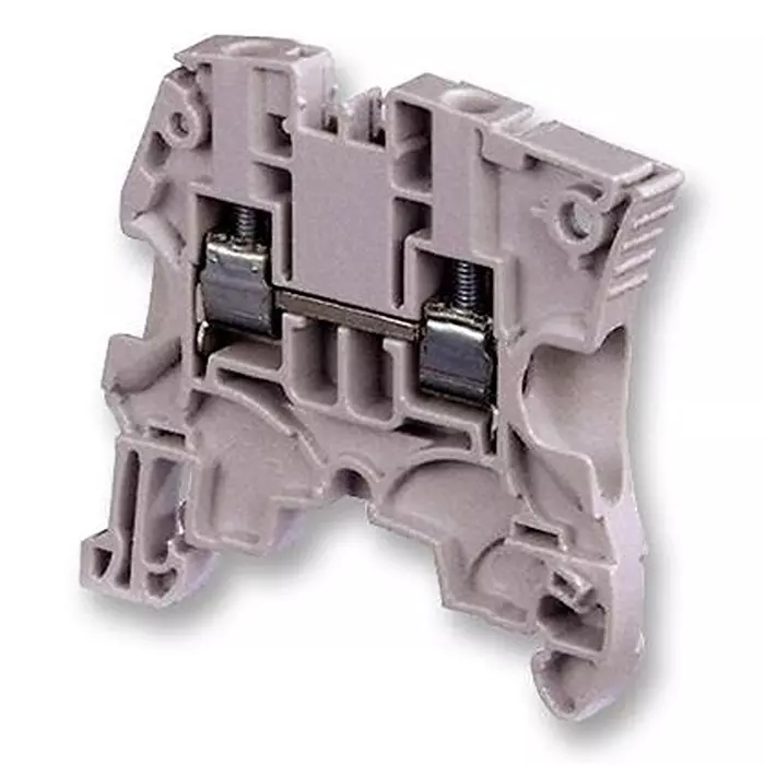 ENTRELEC - TE CONNECTIVITY TERMINAL BLOCK, DIN RAIL, 2POS, 12AWG, 1SNK506010R0000