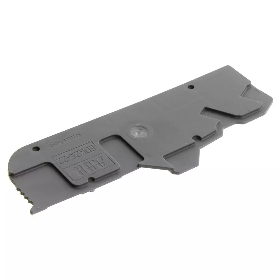 ENTRELEC - TE CONNECTIVITY END SECTION COVER, GREY, TERMINAL BLOCK, 1SNK805910R0000