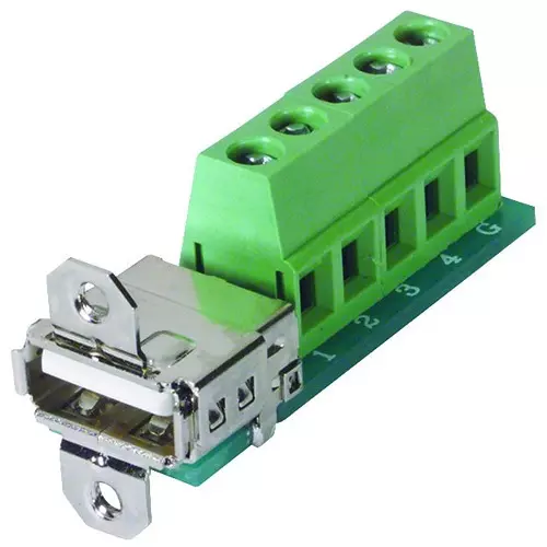 L-COM Convert From:USB Type A Receptacle, USBAFT