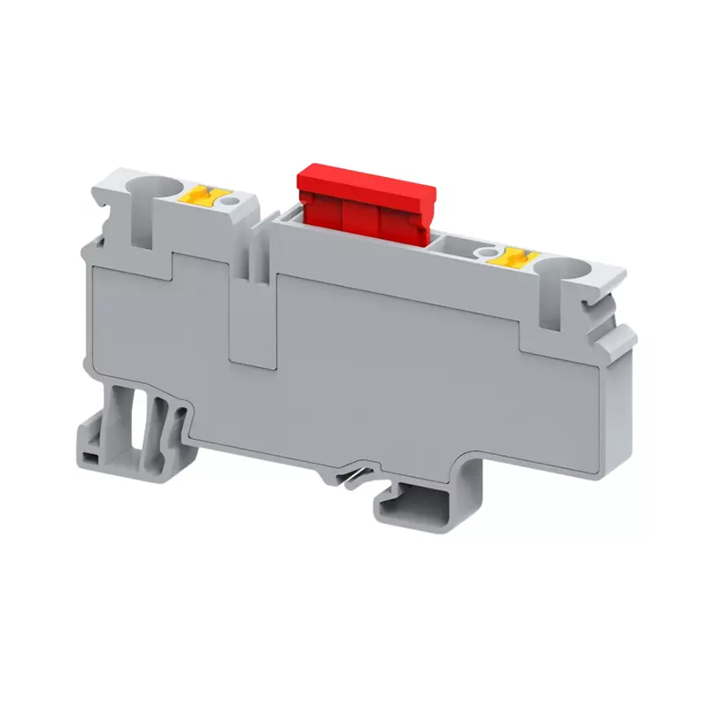 Connectwell Push-In Fuse Terminal Block with Automotive Fuse 6 mm² Polyamide Grey, CPAF6L24V