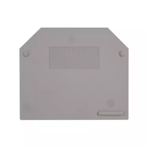 Weidmuller End and Partition Plate Grey Color Polyamide 66 Body, SAKAP 2.5-4