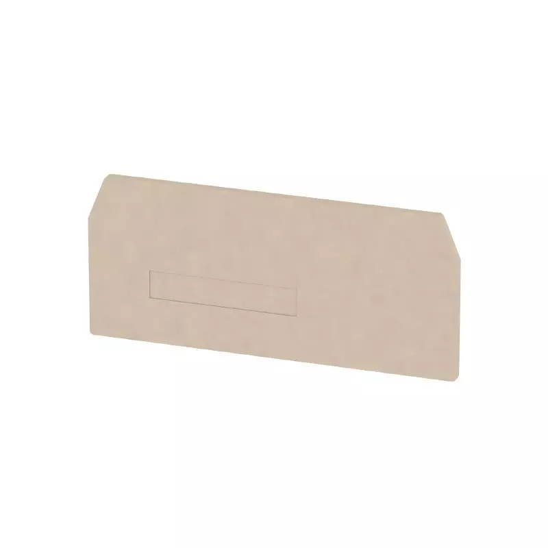 Weidmuller Z-Series End Partition Plate Dark Beige Color Wemid Body, ZAP/TW ZDU10