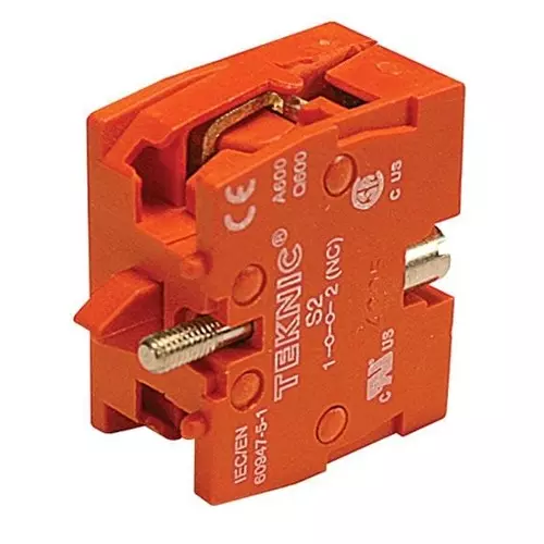 ALTECH Contact Block Panel Mount Snap In, S2