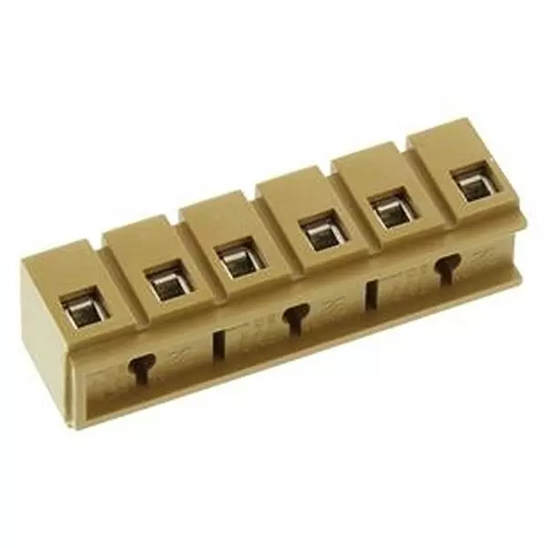 WEIDMULLER Terminal Block, Barrier, 6Pos, 12Awg, 0274220000