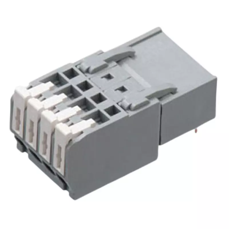 Sato Parts Screwless Terminal Block 2 Pole 100 mΩ or more (DC500 V), SL-4000-CWSH-2PGY