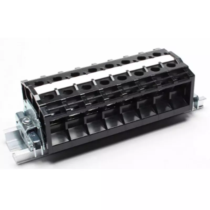 Toyo Giken Assembly Terminal Block Screw Up 1 Stage 14 mm Spacing DIN35 mm 63 Pole, FPSL-80-63P