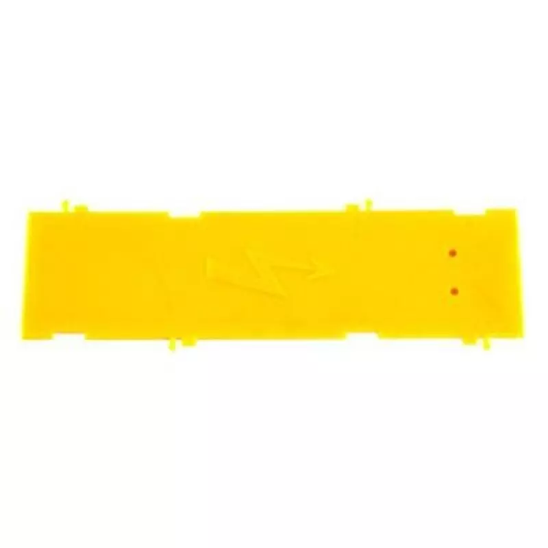 RS PRO Cover Separator Polyamide 66 Yellow, 2624142 (Pack of 5 Pcs)