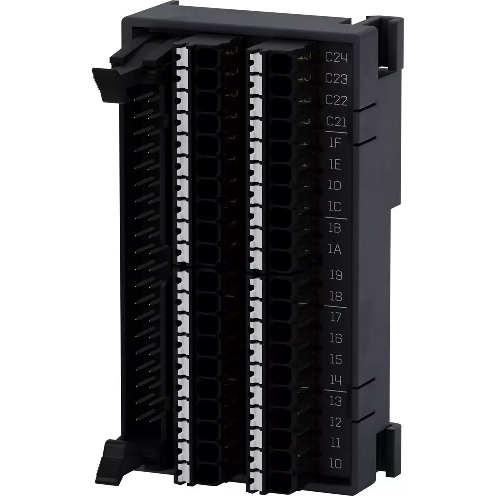 Mitsubishi Electric Relay Terminal Block Clear Acrylic 75x2x41.4 mm, FA1-TE2SD40P