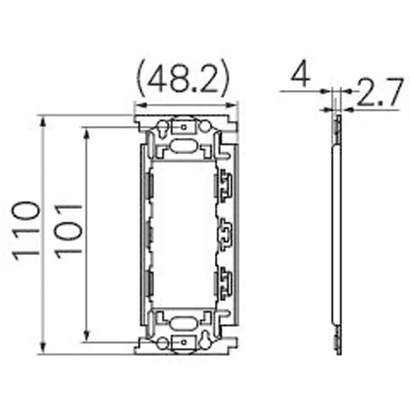 canare-electric-full-color-plate-usb-white-kp-nusbjs-w