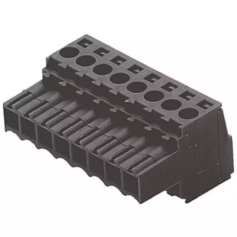 Weidmuller Terminal Block 17 Amp Rated Current 320 V Rated Voltage, BL 3.50/04/180 SN BK -1615690000 (Pack of 5)