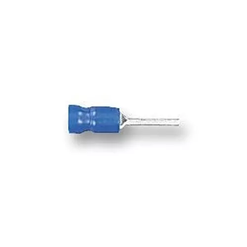 MULTICOMP PRO Pin Terminals CRIMP TERMINAL, PIN, BLUE, PK100, PTVE2-12 (Pack of 100)
